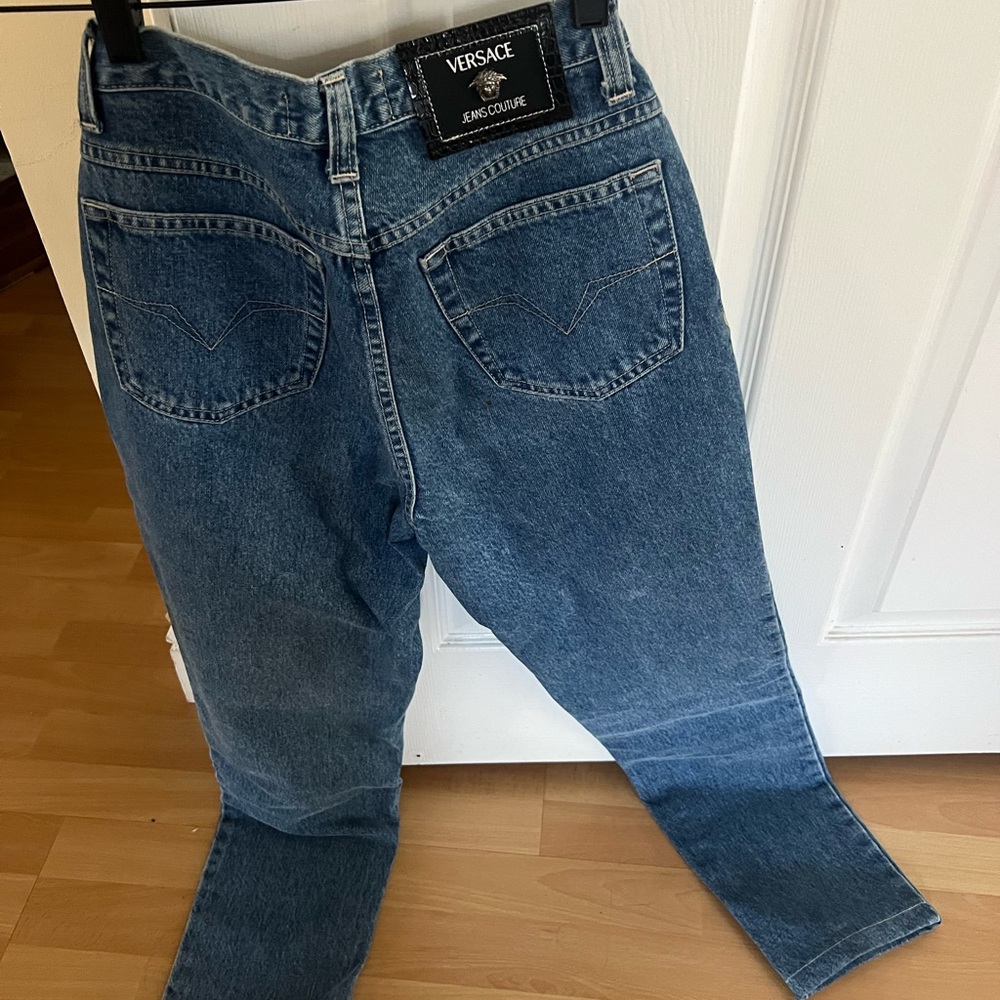 Versace Denim Jeans with Black Label